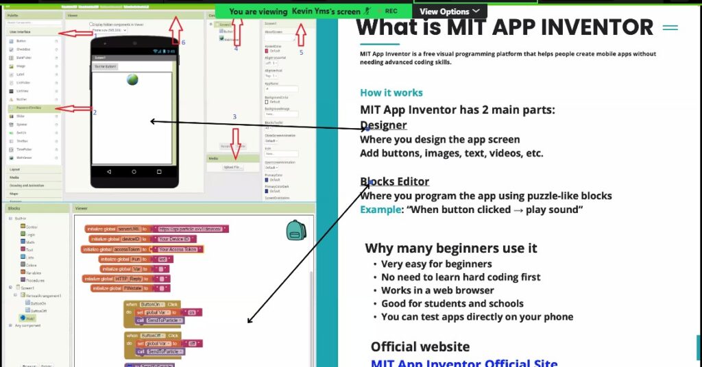 MIT app inventor